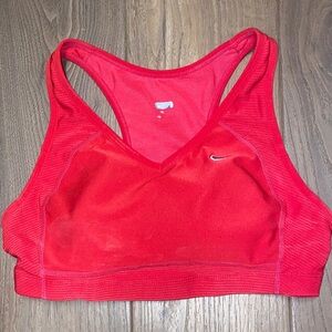 Nike Red Sports Bra